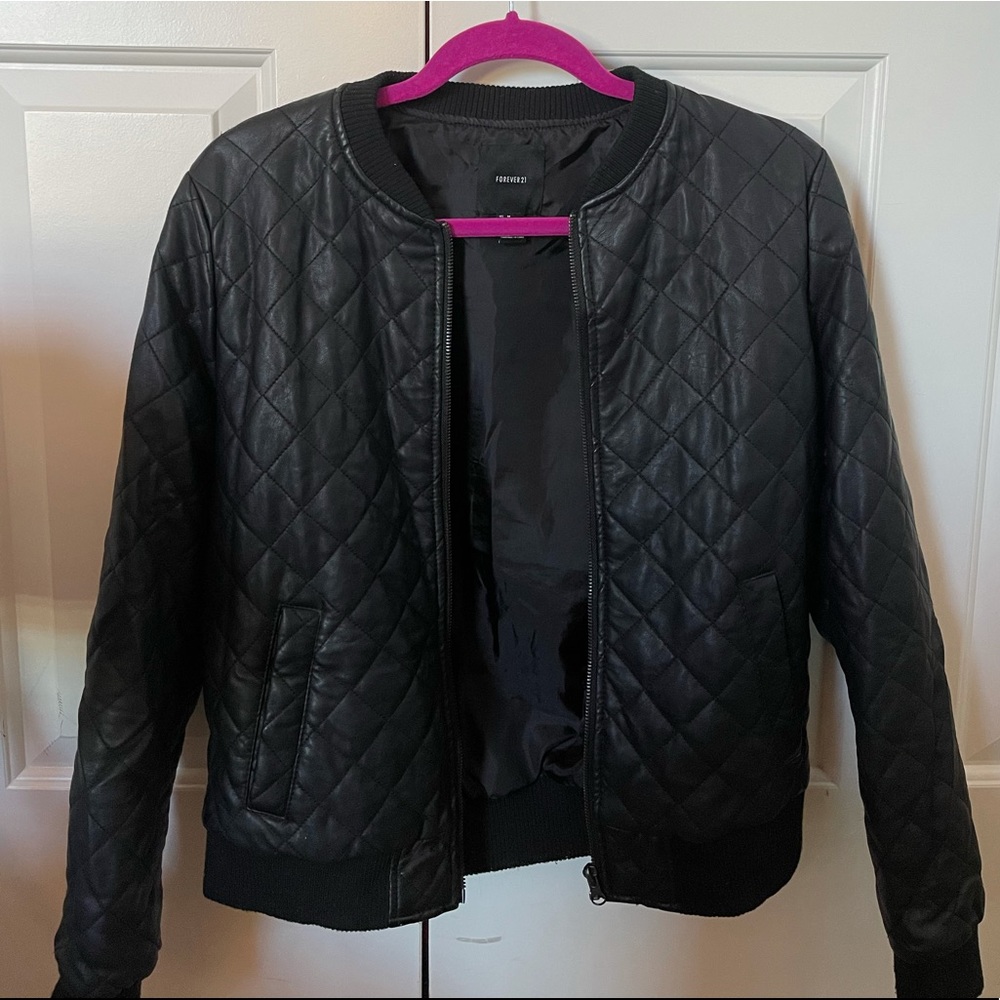 Forever 21 Pleather Bomber